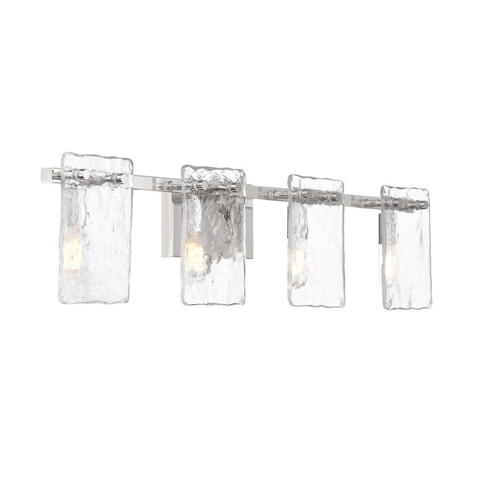 Savoy House 8-8204-4-109 Four Light Bathroom Vanity, Polished Nickel