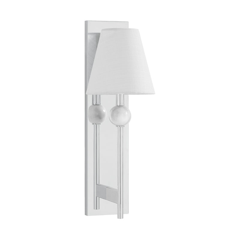 Savoy House 9-1968-1-11 One Light Wall Sconce, Polished Chrome