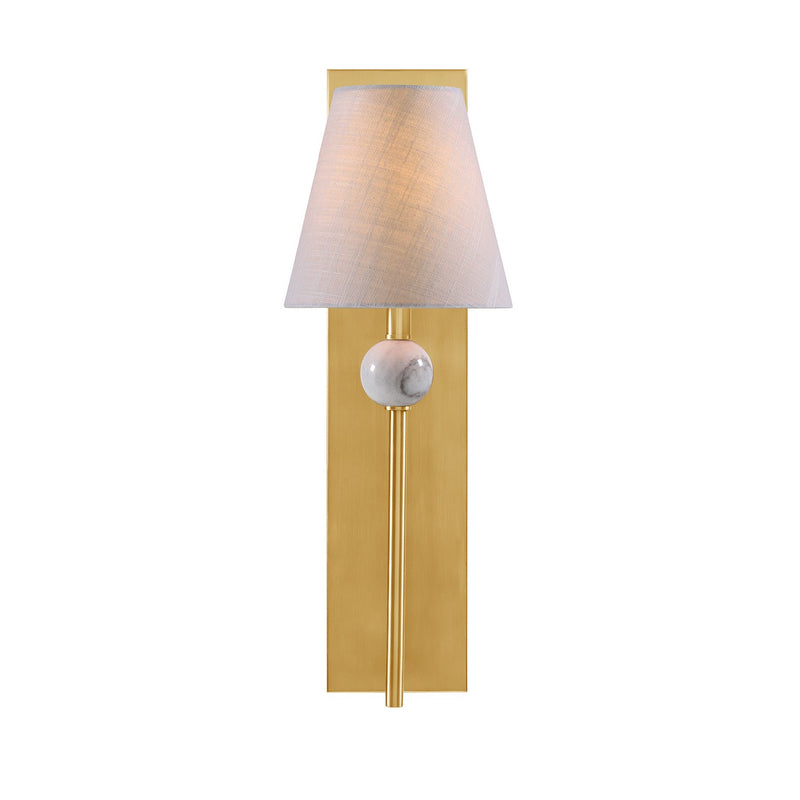 Savoy House 9-1968-1-322 One Light Wall Sconce, Warm Brass
