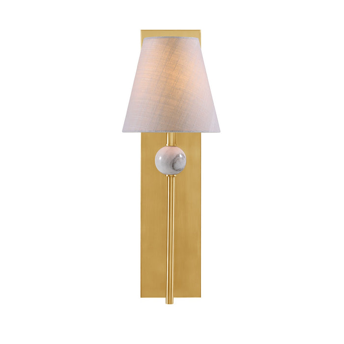 Savoy House 9-1968-1-322 One Light Wall Sconce, Warm Brass