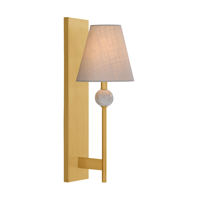 Savoy House 9-1968-1-322 One Light Wall Sconce, Warm Brass