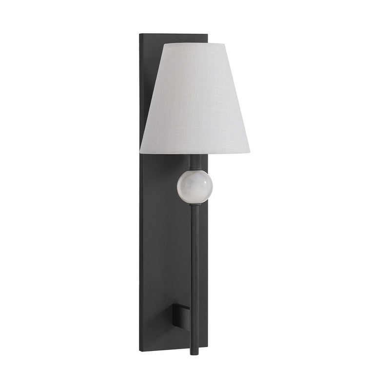 Savoy House 9-1968-1-89 One Light Wall Sconce, Matte Black