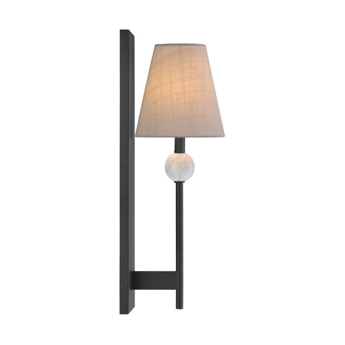 Savoy House 9-1968-1-89 One Light Wall Sconce, Matte Black