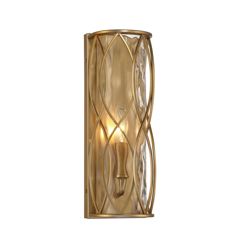 Savoy House 9-2006-1-171 One Light Wall Sconce, Burnished Brass