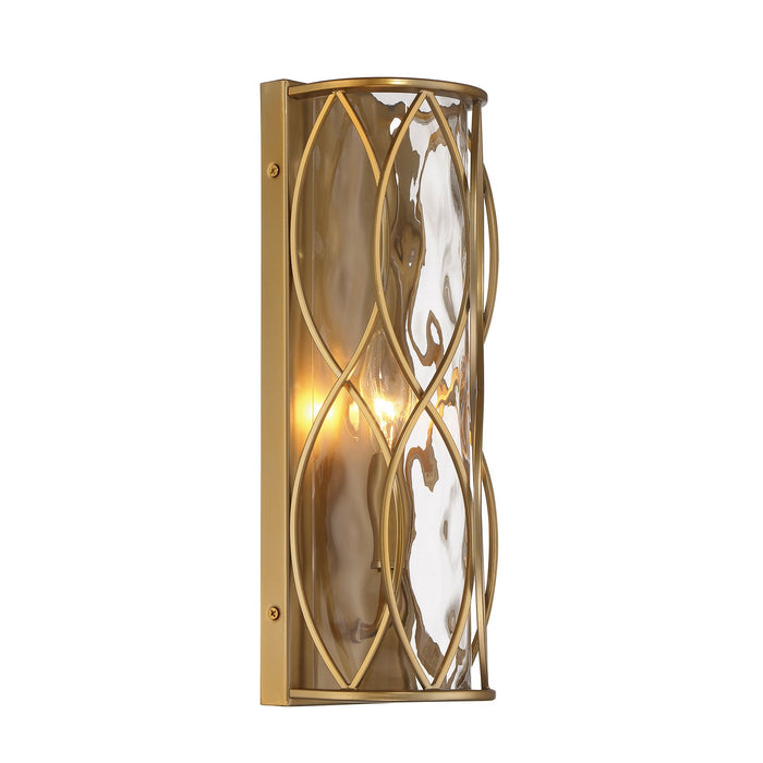 Savoy House 9-2006-1-171 One Light Wall Sconce, Burnished Brass