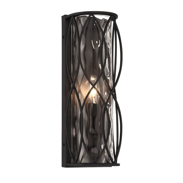 Savoy House 9-2006-1-89 One Light Wall Sconce, Matte Black