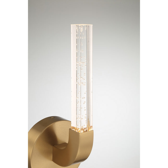 Savoy House 9-2509-1-322 LED Wall Sconce, Warm Brass