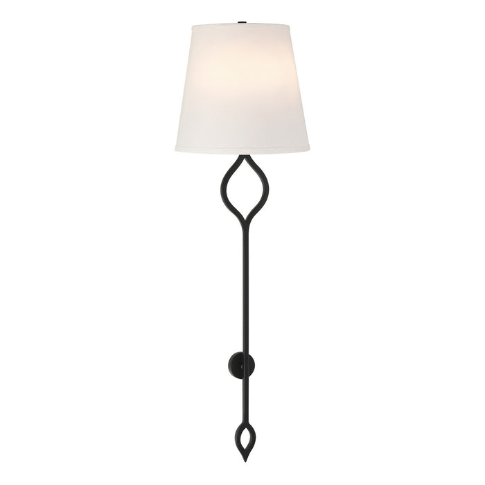 Savoy House 9-2866-2-89 Two Light Wall Sconce, Matte Black