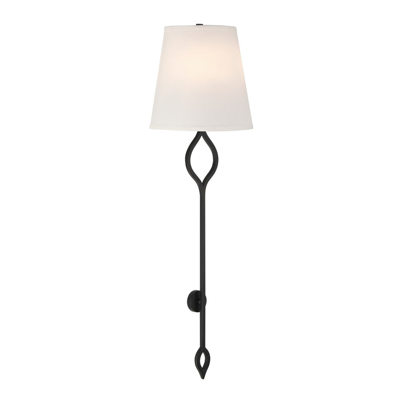 Savoy House 9-2866-2-89 Two Light Wall Sconce, Matte Black