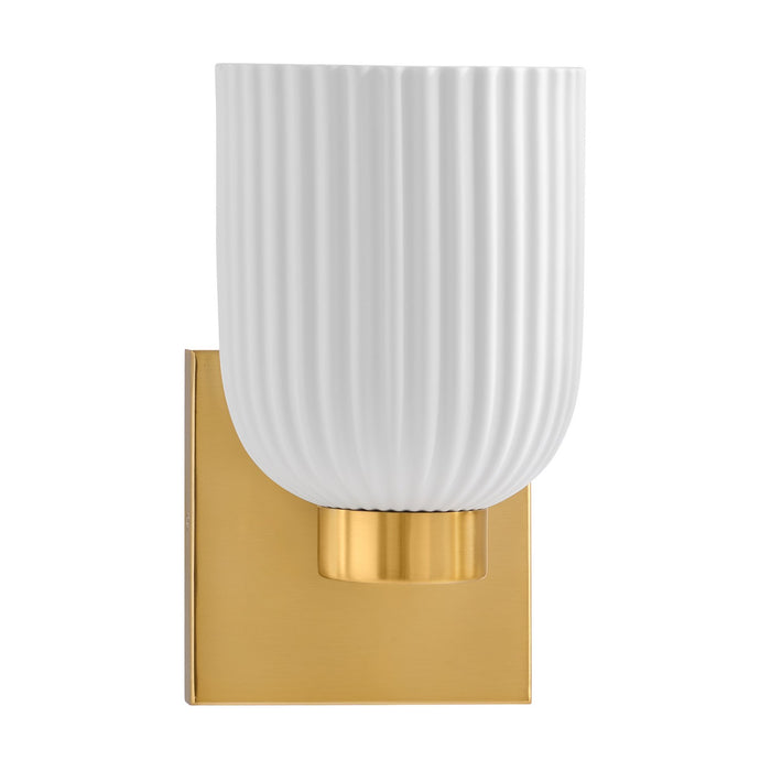 Savoy House 9-3172-1-322 One Light Wall Sconce, Warm Brass