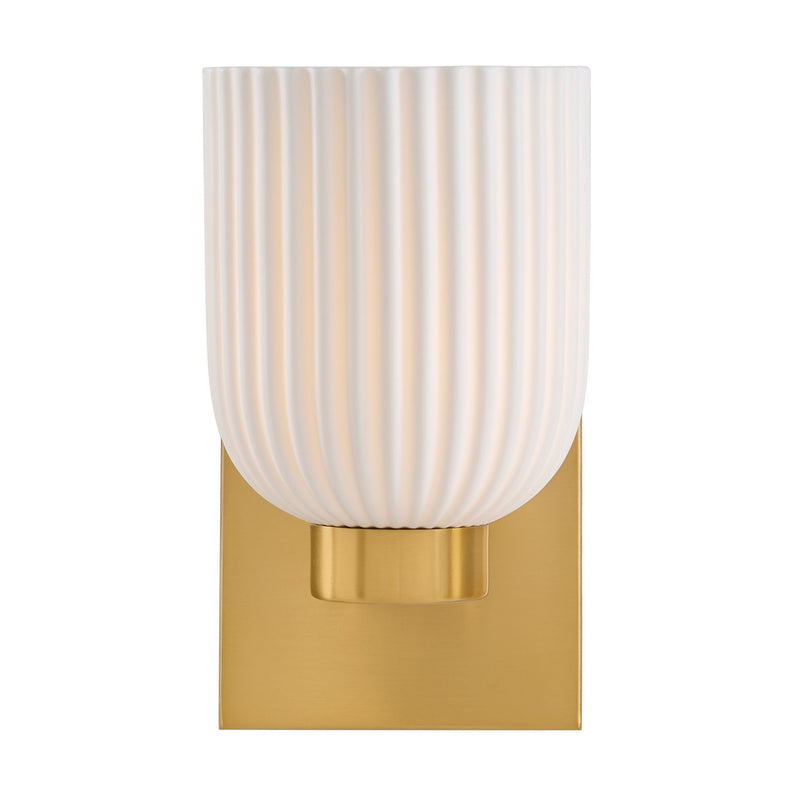 Savoy House 9-3172-1-322 One Light Wall Sconce, Warm Brass