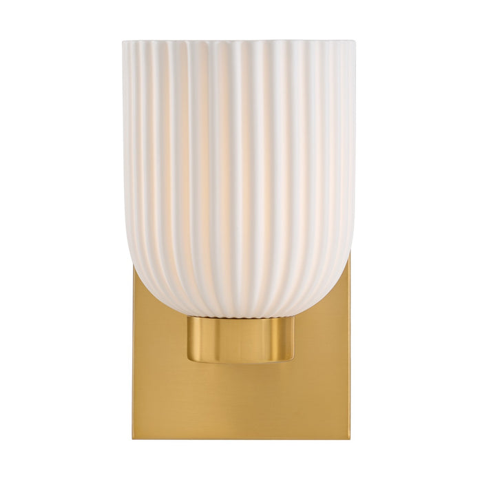 Savoy House 9-3172-1-322 One Light Wall Sconce, Warm Brass