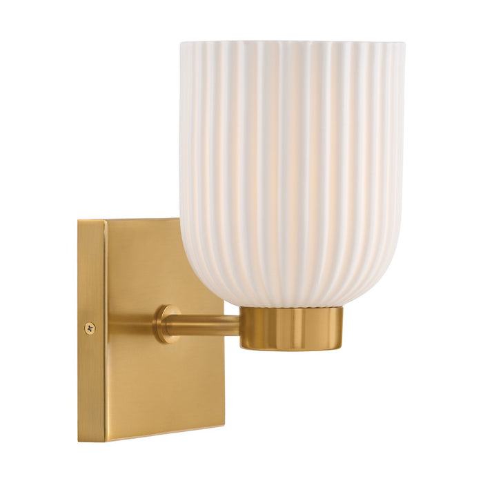 Savoy House 9-3172-1-322 One Light Wall Sconce, Warm Brass