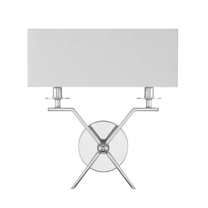 Savoy House 9-3305-2-109 Two Light Wall Sconce, Polished Nickel