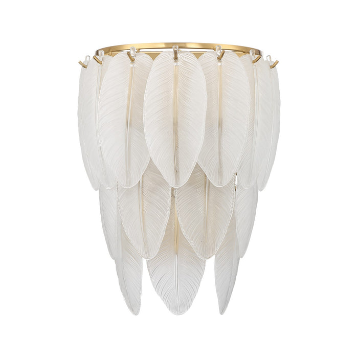 Savoy House 9-3506-3-322 Three Light Wall Sconce, Warm Brass