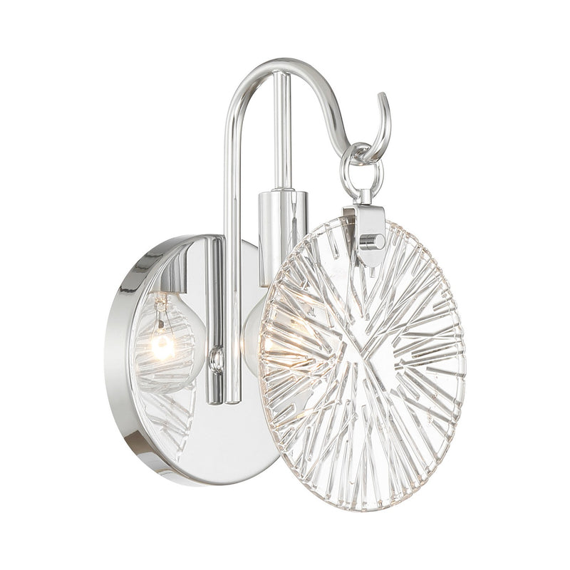 Savoy House 9-3981-1-11 One Light Bathroom Vanity, Polished Chrome