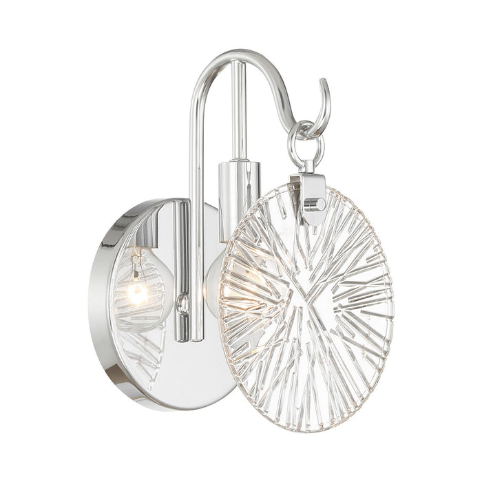 Savoy House 9-3981-1-11 One Light Bathroom Vanity, Polished Chrome