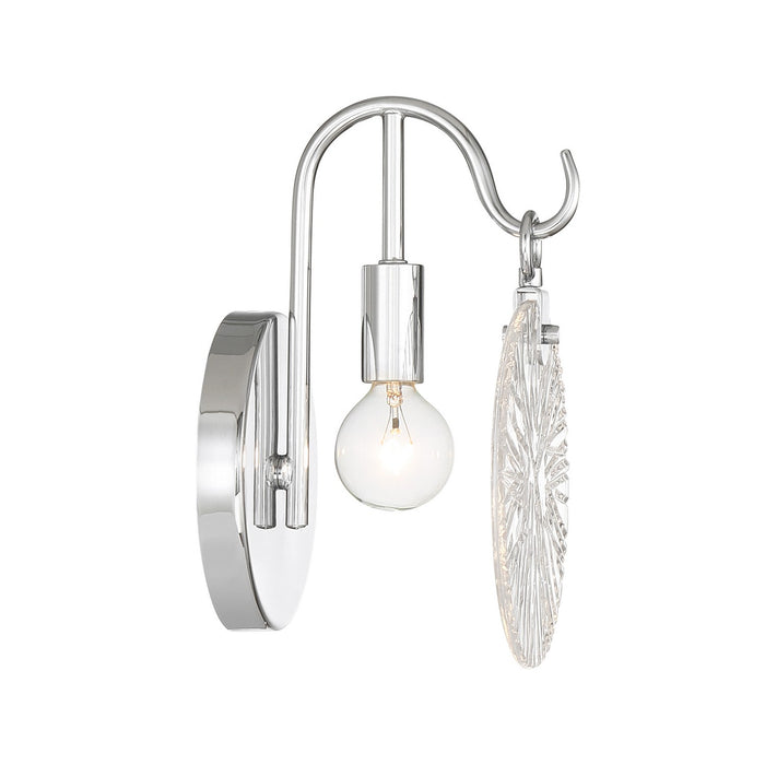 Savoy House 9-3981-1-11 One Light Bathroom Vanity, Polished Chrome