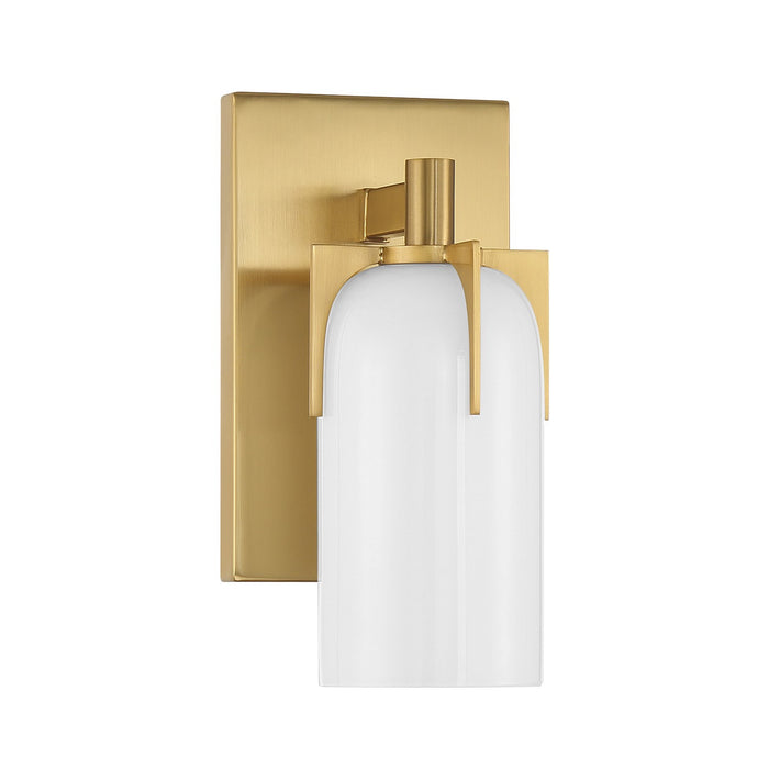 Savoy House 9-4128-1-322 One Light Bathroom Vanity, Warm Brass