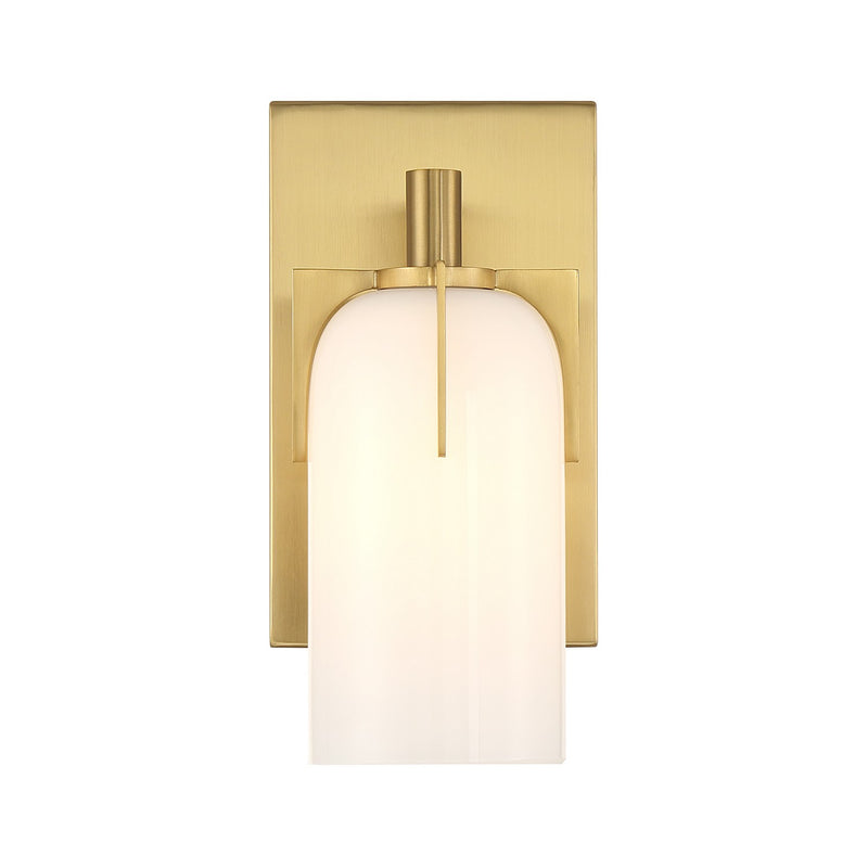 Savoy House 9-4128-1-322 One Light Bathroom Vanity, Warm Brass