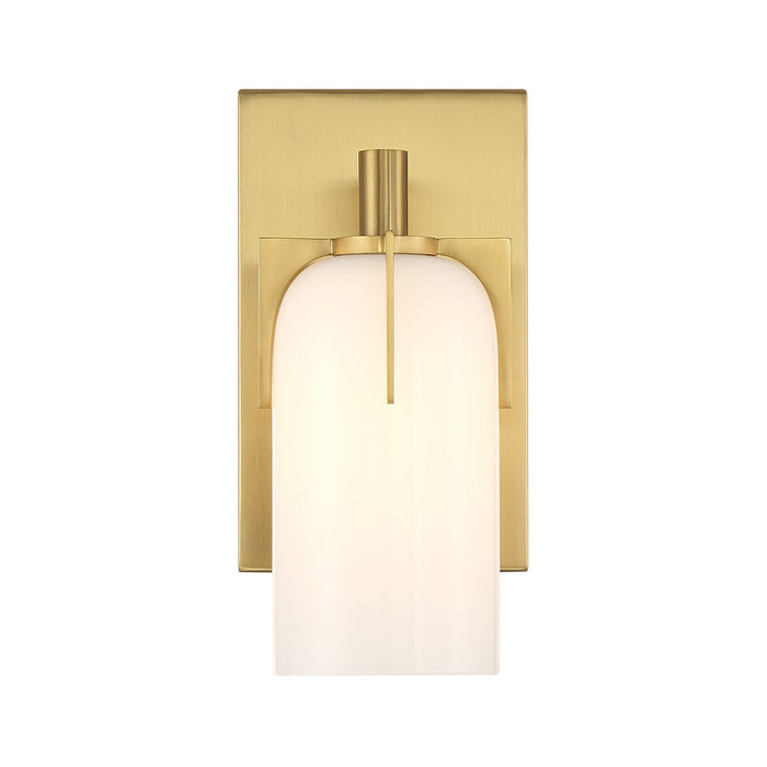Savoy House 9-4128-1-322 One Light Bathroom Vanity, Warm Brass