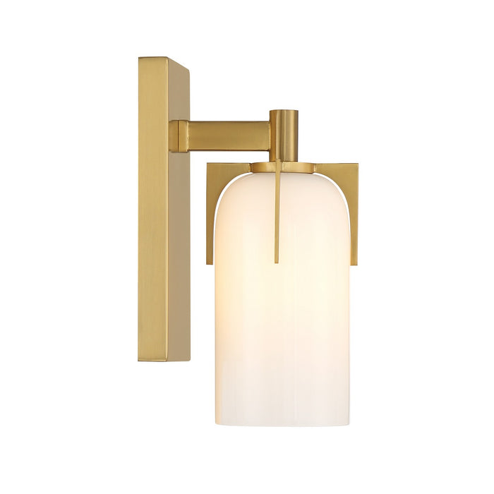 Savoy House 9-4128-1-322 One Light Bathroom Vanity, Warm Brass