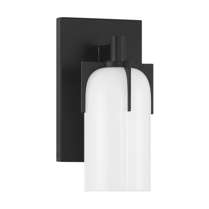 Savoy House 9-4128-1-BK One Light Bathroom Vanity, Matte Black