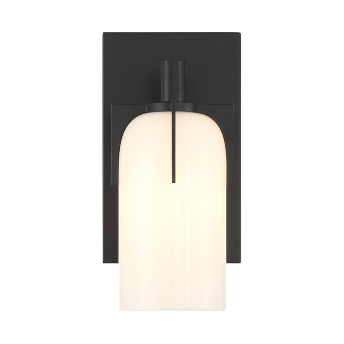 Savoy House 9-4128-1-BK One Light Bathroom Vanity, Matte Black
