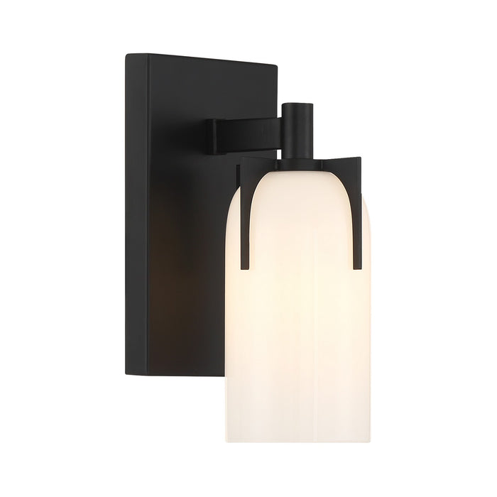 Savoy House 9-4128-1-BK One Light Bathroom Vanity, Matte Black