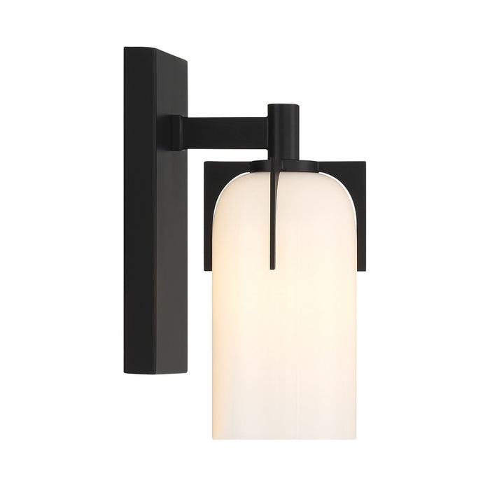 Savoy House 9-4128-1-BK One Light Bathroom Vanity, Matte Black