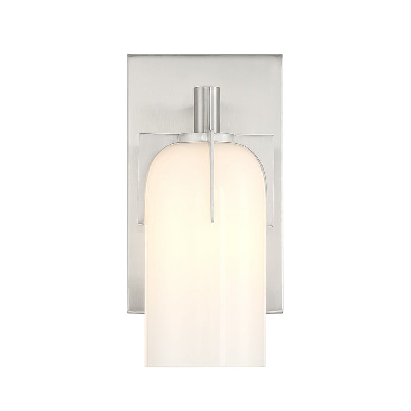 Savoy House 9-4128-1-SN One Light Bathroom Vanity, Satin Nickel