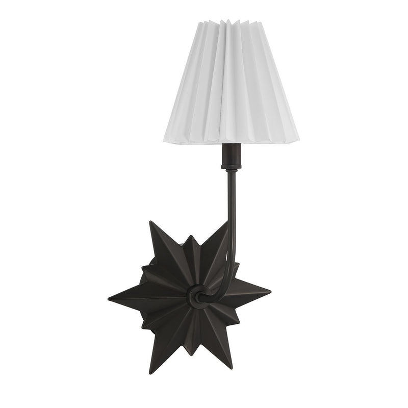 Savoy House 9-4408-1-188 One Light Wall Sconce, Black Tourmaline