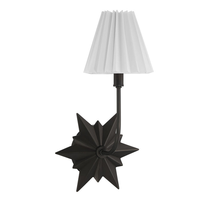 Savoy House 9-4408-1-188 One Light Wall Sconce, Black Tourmaline