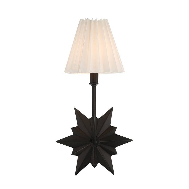 Savoy House 9-4408-1-188 One Light Wall Sconce, Black Tourmaline