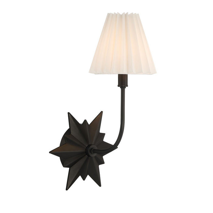 Savoy House 9-4408-1-188 One Light Wall Sconce, Black Tourmaline