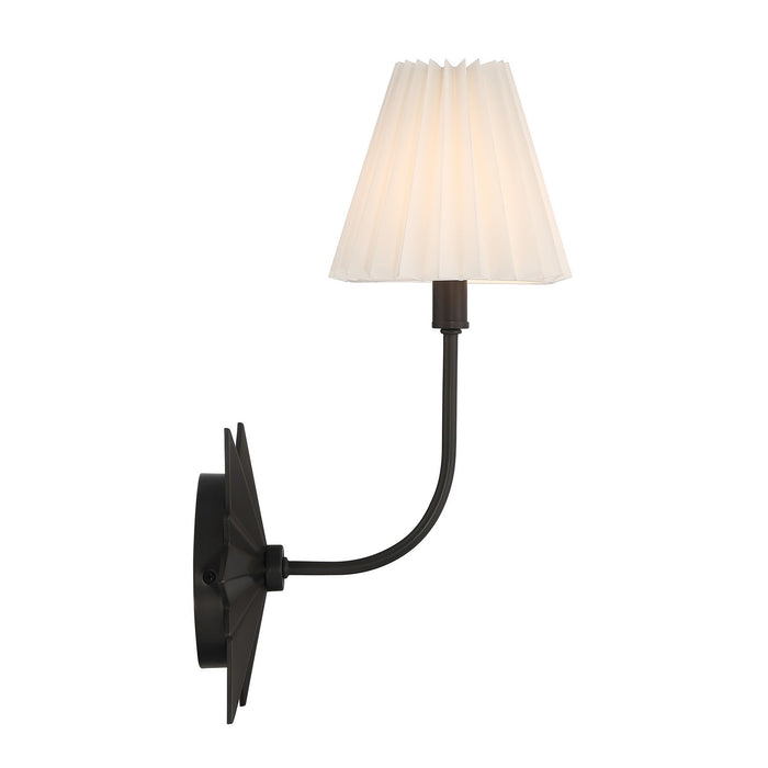 Savoy House 9-4408-1-188 One Light Wall Sconce, Black Tourmaline
