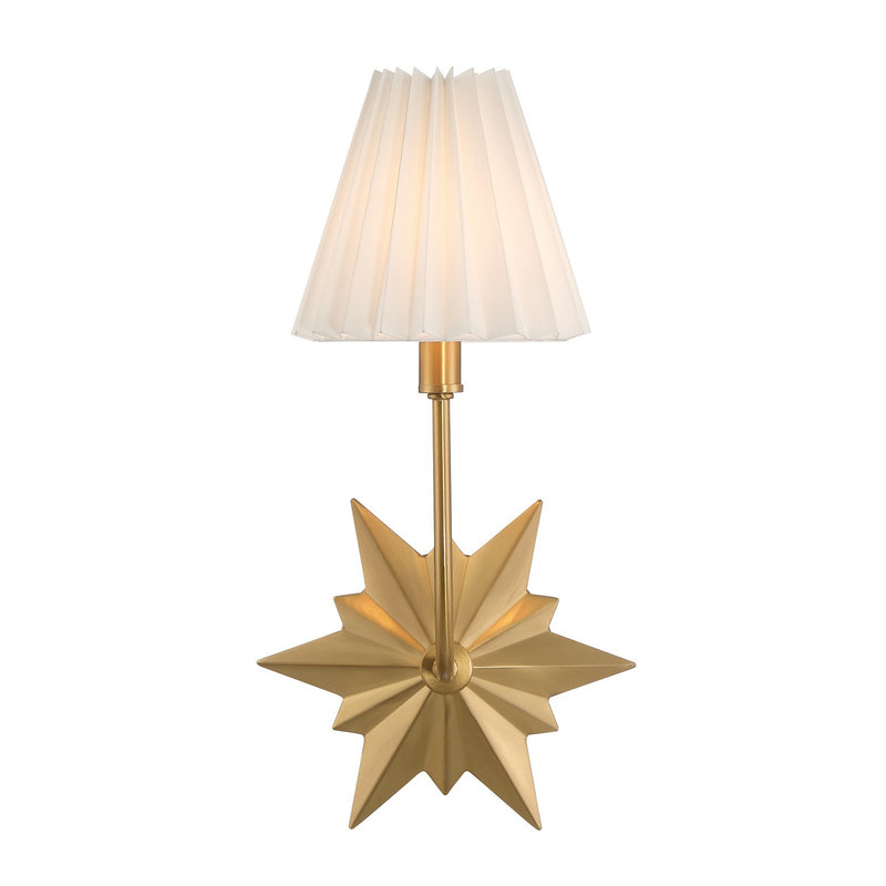 Savoy House 9-4408-1-322 One Light Wall Sconce, Warm Brass