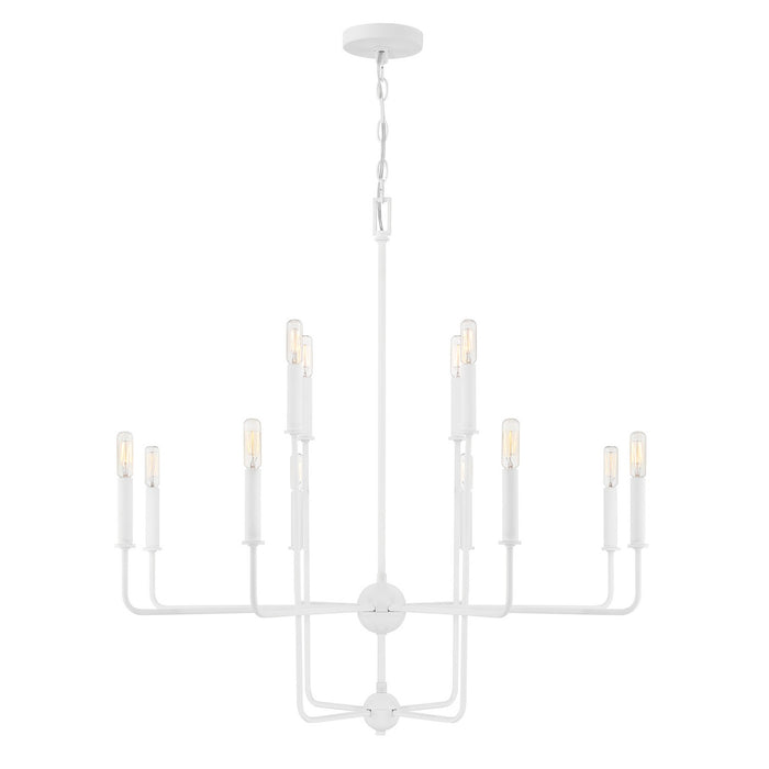 Savoy House 1-4046-12-83 12 Light Chandelier, Bisque White