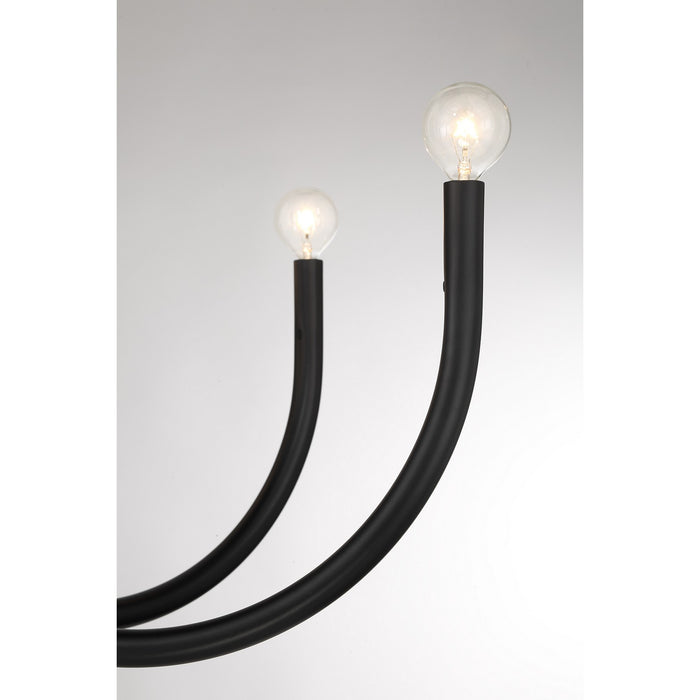 Savoy House 1-6680-8-89 Eight Light Chandelier, Matte Black