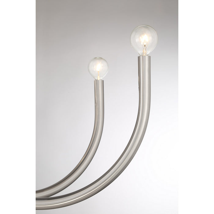 Savoy House 1-6680-8-SN Eight Light Chandelier, Satin Nickel