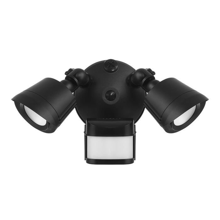 Savoy House 4-FLOOD-MS-A2-3000K-BK LED Motion Sensored Double Flood Light, Black