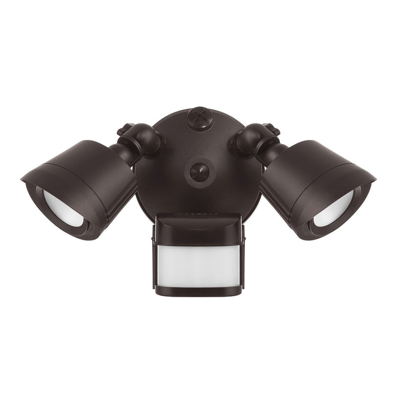 Savoy House 4-FLOOD-MS-A2-3000K-BZ LED Motion Sensored Double Flood Light, Bronze