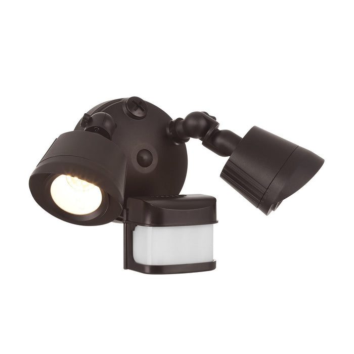 Savoy House 4-FLOOD-MS-A2-3000K-BZ LED Motion Sensored Double Flood Light, Bronze