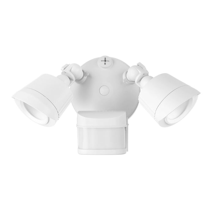 Savoy House 4-FLOOD-MS-A2-3000K-WH LED Motion Sensored Double Flood Light, White