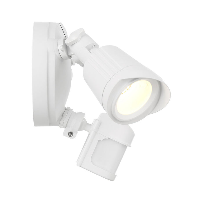 Savoy House 4-FLOOD-MS-A2-3000K-WH LED Motion Sensored Double Flood Light, White