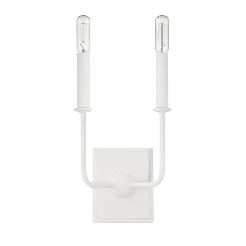 Savoy House 9-4044-2-83 Two Light Wall Sconce, Bisque White