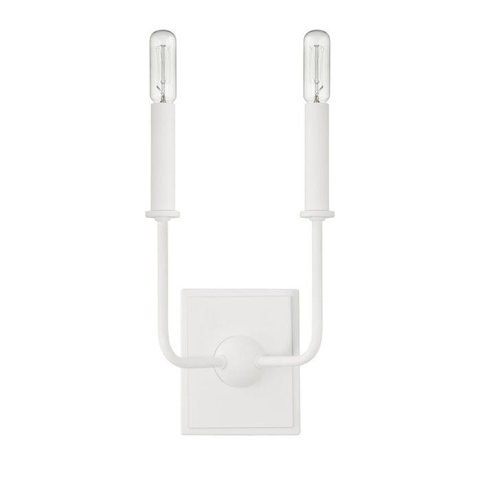 Savoy House 9-4044-2-83 Two Light Wall Sconce, Bisque White