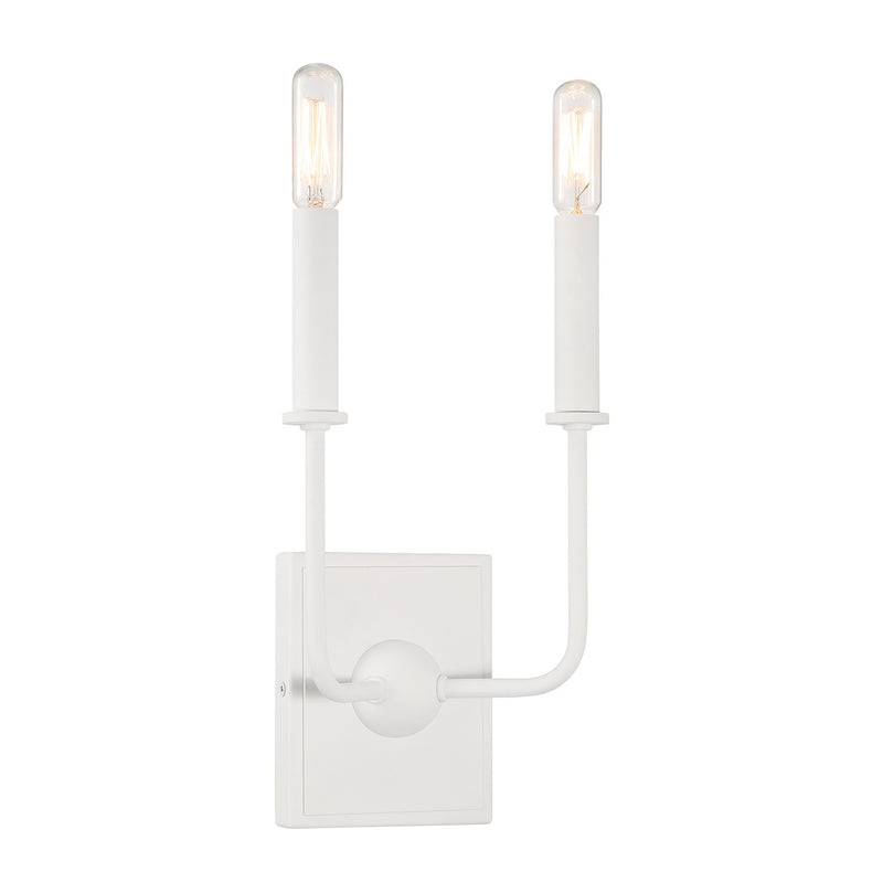 Savoy House 9-4044-2-83 Two Light Wall Sconce, Bisque White
