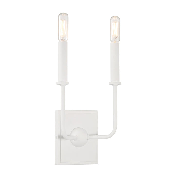 Savoy House 9-4044-2-83 Two Light Wall Sconce, Bisque White