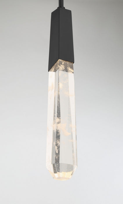 George Kovacs P1283-66A-L LED Pendant, Coal